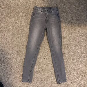 H&M Women's Skinny Jeans in Charcoal